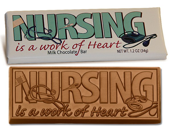 CC310008 Nursing Is A Work Of Heart Milk Chocol...